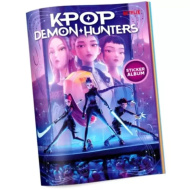 K-Pop lovci démonů - sběratelské album pro samolepky - 2 x 5 ks samolepek