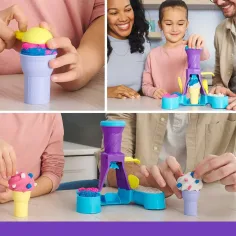 Kinetic Sand: Sada na výrobu zmrzliny z modelovacího písku 396g - Spin Master obrázek 2