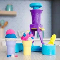 Kinetic Sand: Sada na výrobu zmrzliny z modelovacího písku 396g - Spin Master obrázek 4