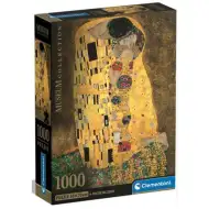 Klimt: Polibek Museum Collection puzzle s 1000 díly a plakátem - Clementoni