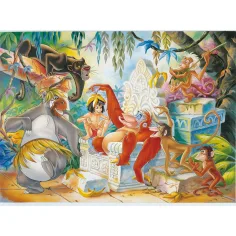 Kniha džunglí 2 v 1 108dílné puzzle a omalovánky 50x35cm - Lisciani obrázek 3