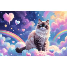 Kočka v říši mraků 160dílné puzzle - Trefl obrázek 2
