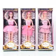 Koktejlové šaty pro princezny panenky v různých variantách 30cm 1ks