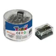 Kovová jednodírková ořezávátka v krabici