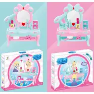 Krásný toaletní stůl s hračkami a doplňky ve dvou variantách 1ks