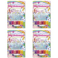 Kreativní sada na výrobu krystalového obrázku s jednorožcem, v různých provedeních, 1 ks