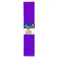 Krepový papír v barvě fialové 50 x 200 cm