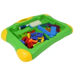 Kreslící prkno: Multifunkční magnetická kreslící tabule s fixem a písmeny 30x24cm obrázek 4