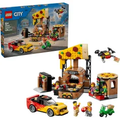 LEGO® City: Pizzerie s rozvozovými vozidly (60496)