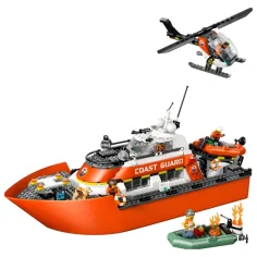 LEGO® City: Záchranný člun a vrtulník pobřežní hlídky (60504) obrázek 5