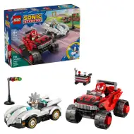 LEGO® Sonic the Hedgehog™: Stříbrné auto proti Knucklesovu monster trucku (77118)