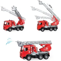 LENA: Mercedes-Benz Arocs hasičské auto s žebříkem 48cm obrázek 3