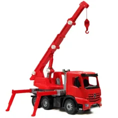 LENA: Mercedes-Benz Arocs obří hasičský vůz s jeřábem 70cm obrázek 2