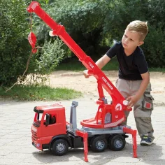 LENA: Mercedes-Benz Arocs obří hasičský vůz s jeřábem 70cm obrázek 4