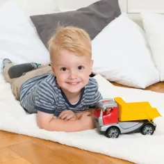 LENA: Truckies sklápěč s figurkou 22 cm obrázek 4
