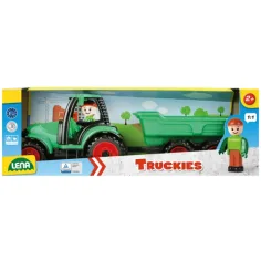 LENA: Nákladní auto s traktorem, přívěsem a figurkou 36cm obrázek 2