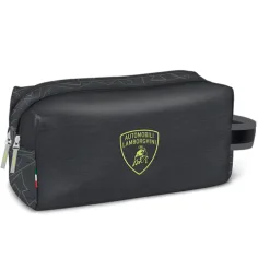 Lamborghini zelenošedá kosmetická taštička