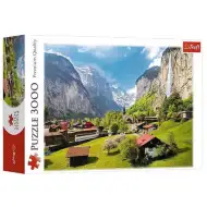 Lauterbrunnen, Švýcarsko puzzle 3000 dílků - Trefl