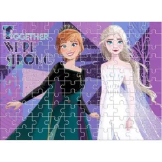 Ledové království 2 omalovánky a puzzle 2 v 1, 100 dílků obrázek 3