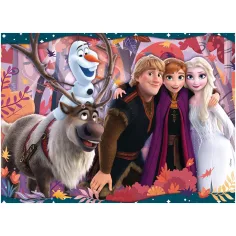 Ledové království 2 v 1, 48dílné puzzle a omalovánky 35x25 cm – Lisciani obrázek 2