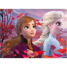 Ledové království 2 v 1, 60dílné Eco puzzle a omalovánka 70x50 cm – Lisciani obrázek 2