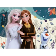 Ledové království sestry 2 v 1 48dílné Eco mini puzzle a omalovánka 35x25 cm - Lisciani obrázek 2