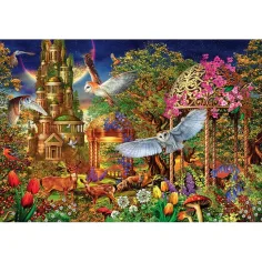 Lesní fantazijní zahrada 1500dílné HQC kompaktní puzzle - Clementoni obrázek 2