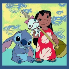 Lilo a Stitch - 3 v 1 puzzle 20-36-50 dílků - Trefl obrázek 2