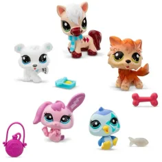 Littlest Pet Shop: Zimní přátelé 5ks figurkový set 2. série obrázek 2