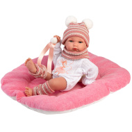 Llorens: Bimba, 35cm novorozenecká panenka s měkkým polštářkem