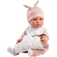 Llorens: Luna 45cm plačící panenka s puntíkovaným polštářkem