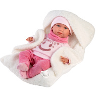 Llorens: Mimi 42cm pláčící panenka s bílým nosítkem