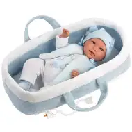 Llorens: Miminko novorozence 40cm s nosítkem pro panenky.