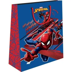Luna: Dárková taška s motivem Spider-Mana ve dvou variantách 1 ks 18x23x11 cm