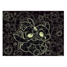 Luna: Disney Stitch 100dílné puzzle svítící ve tmě obrázek 3