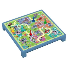 Luna: Disney Stitch 2 v 1 společenská hra – Hadi a žebříky a Čtyři v řadě obrázek 3