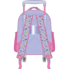 Luna: Disney Stitch Aloha dvoupřihrádkový školkový batoh na kolečkách 27 x 10 x 31 cm obrázek 2