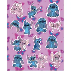 Luna: Disney Stitch Art Set omalovánka s 6 fixami a samolepkami obrázek 2