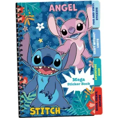 Luna: Disney Stitch Mega sešit s nálepkami
