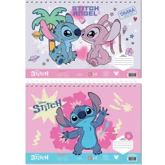 Luna: Disney Stitch kreativní skicář k vybarvení s nálepkami a šablonou v několika variantách