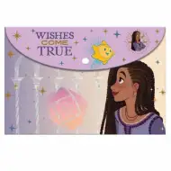 Luna: Disney Wish - Plastová složka na dokumenty s patentem, velikost A4