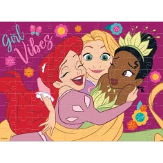 Luna: Disney princezny 2 v 1, omalovánkové puzzle, 100 dílků obrázek 2