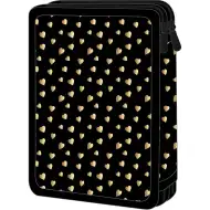 Luna: Dvoupodlažní plně vybavený penál Butterfly Hearts