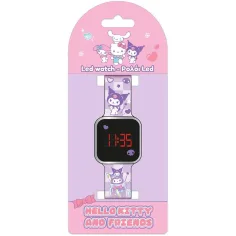 Luna: Kuromi LEDové hodinky