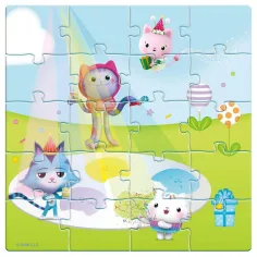 Luna: Magnetické puzzle Gabiin domeček, vzorované, 3×20 ks obrázek 4