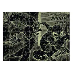 Luna: Marvel Spider-Man 100dílné puzzle svítící ve tmě obrázek 3