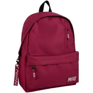 Luna: Must Team Monochrome vínový školní batoh, rozměry 32x17x42 cm