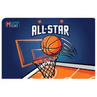 Luna: Must Team basketbalový vzor stolní podložka pod lokty 43x29cm
