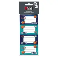 Luna: Must Team samolepky na sešity s basketbalovým motivem, balení 20 ks