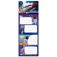 Luna: NASA sada štítků na sešity, 20 ks